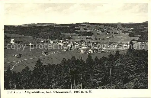 Altglashuetten  Kat. Feldberg (Schwarzwald)