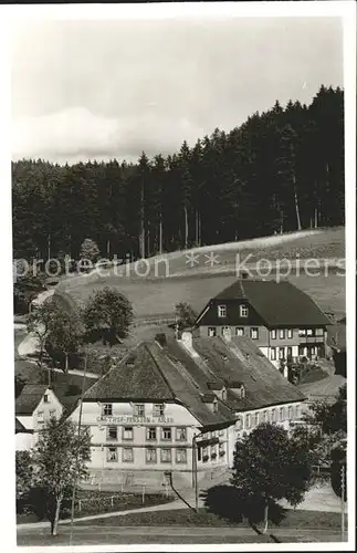Bubenbach Gasthaus Pension zum Adler Kat. Eisenbach (Hochschwarzwald)