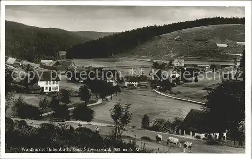 Bubenbach Gasthaus Pension zum Adler Kat. Eisenbach (Hochschwarzwald)