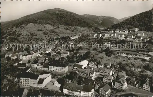 Hornberg Schwarzwald Fliegeraufnahme Viadukt Schwarzwaldbahn Kat. Hornberg