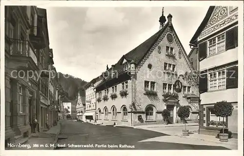 Hornberg Schwarzwald Rathauspartie Kat. Hornberg