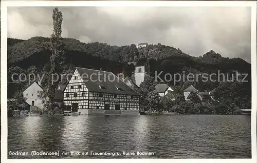 Bodman Ludwigshafen Frauenberg Ruine Kat. Bodman Ludwigshafen