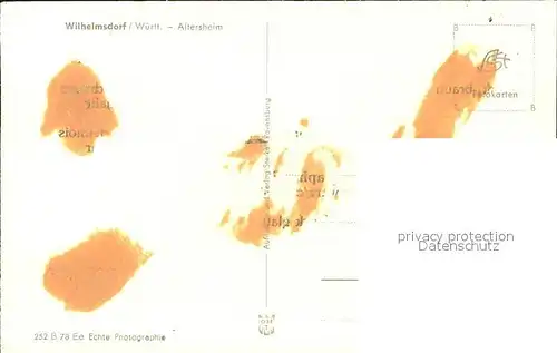 Wilhelmsdorf Wuerttemberg Altersheim Kat. Wilhelmsdorf