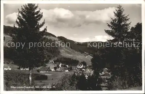 Menzenschwand Gasthaus zum Hirschen Kat. St. Blasien