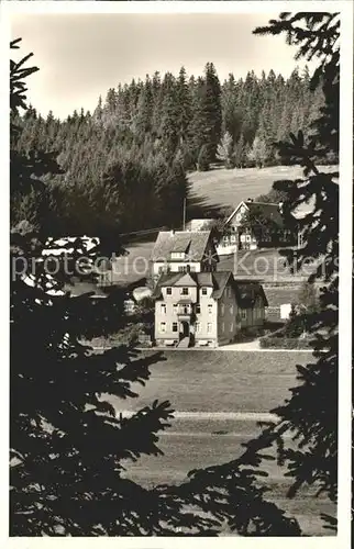 Schoenwald Schwarzwald Haus Dorer Kat. Schoenwald im Schwarzwald