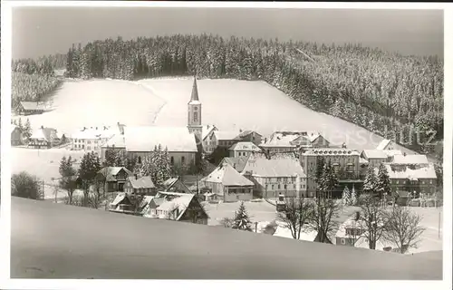 Schoenwald Schwarzwald Hotel Kurhaus Adler Kat. Schoenwald im Schwarzwald