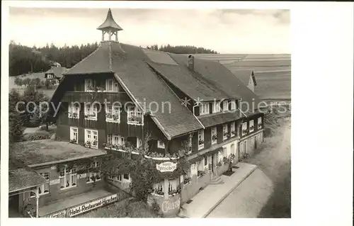 Schoenwald Schwarzwald Hotel Hirschen Kat. Schoenwald im Schwarzwald