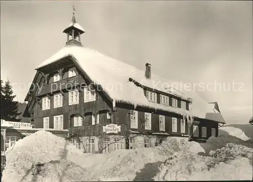 Schoenwald Schwarzwald Hotel Hirschen Kat. Schoenwald im Schwarzwald