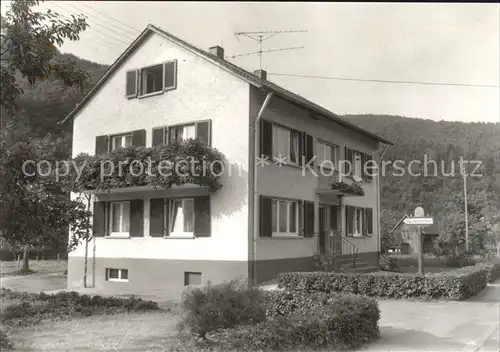 Muenstertal Schwarzwald Haus Silvia Kat. Muenstertal