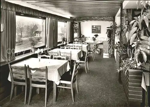 Breitnau Cafe Pension Waldvogel innen Kat. Breitnau