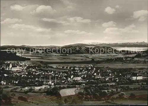 Stockach Baden mit Bodensee und Alpen Kat. Stockach