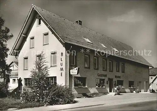 Bad Duerrheim Gasthaus Pension Blume Kat. Bad Duerrheim