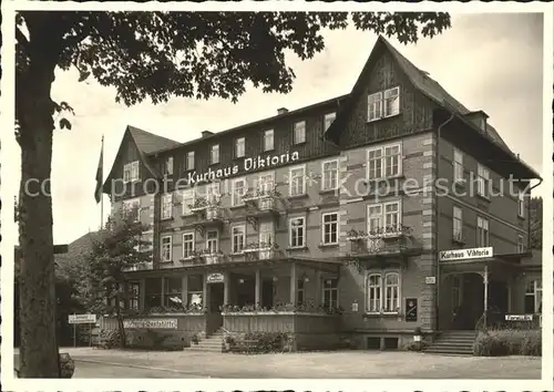 Schoenwald Schwarzwald Kurhaus Viktoria Kat. Schoenwald im Schwarzwald