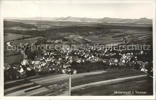 Mittelstadt Fliegeraufnahme Kat. Reutlingen