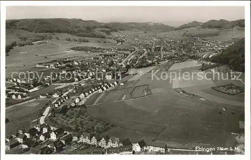 Ebingen Fliegeraufnahme Kat. Albstadt