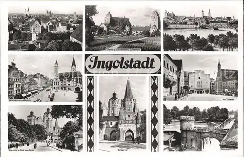 Ingolstadt Donau Ansichten Kat. Ingolstadt