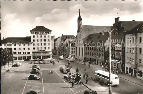 Ingolstadt Donau Marktplatz Bus Autos Kat. Ingolstadt