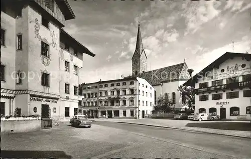 Holzkirchen Oberbayern Unterer Marktplatz Autos Kat. Holzkirchen