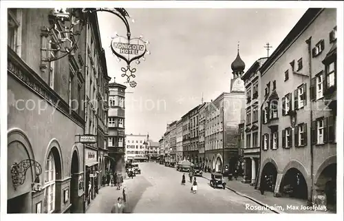 Rosenheim Bayern Max Josefplatz Autos Kat. Rosenheim