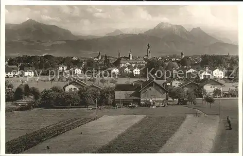 Rosenheim Bayern mit Wildem Kaiser Kat. Rosenheim