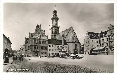 Freising Oberbayern Marienplatz  Kat. Freising