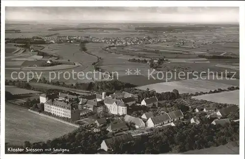 Saulgau Institut Kloster Siessen Fliegeraufnahme Kat. Bad Saulgau