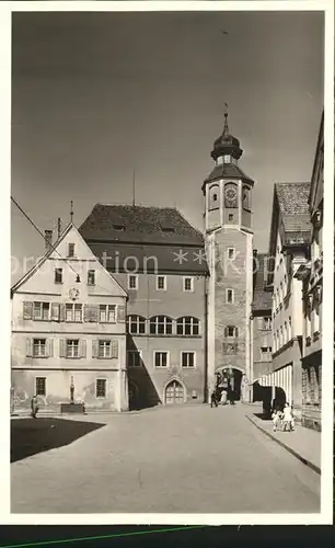 Wangen Allgaeu Postplatz und Ratsloch Kat. Wangen im Allgaeu