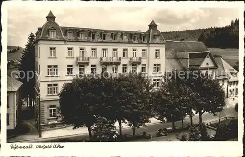 Schoenwald Schwarzwald Kurhaus Allee Kat. Schoenwald im Schwarzwald