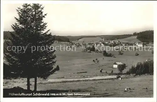 Schoenwald Schwarzwald  Kat. Schoenwald im Schwarzwald