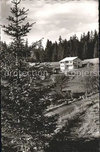 Neukirch Furtwangen Pension Cafe Weinstube Luserle Kat. Furtwangen im Schwarzwald