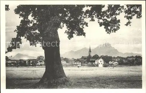 Holzkirchen Oberbayern mit Wendelstein Kat. Holzkirchen