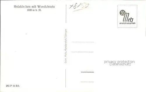 Holzkirchen Oberbayern mit Wendelstein Kat. Holzkirchen