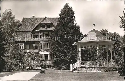 Koenigsfeld Schwarzwald Pension Waldesruhe Kat. Koenigsfeld im Schwarzwald