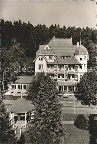 Koenigsfeld Schwarzwald Schwarzwaldhotel Kat. Koenigsfeld im Schwarzwald