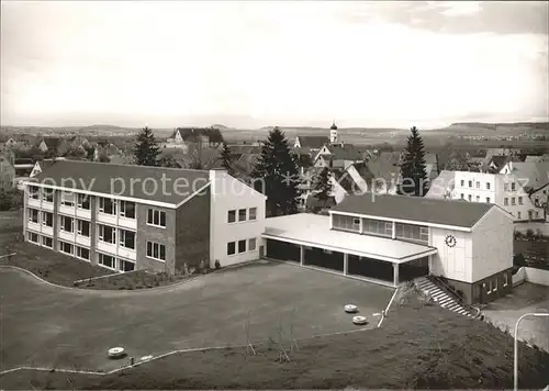 Buehl Tuebingen Neue Schule mit Kirche und Schloss / Tuebingen /Tuebingen LKR