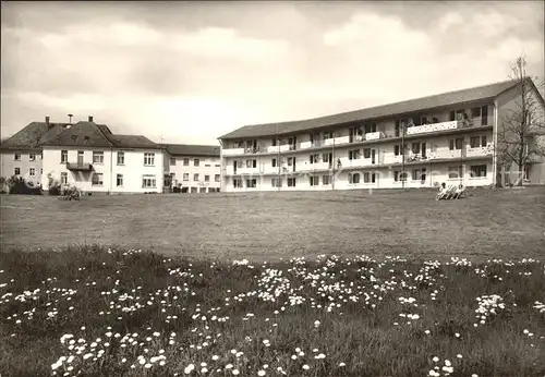 Bad Schussenried Staedtisches Sanatorium Krankenhaus Kat. Bad Schussenried