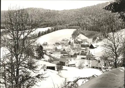 Reinerzau im Winter Schenkenzell Kat. Alpirsbach