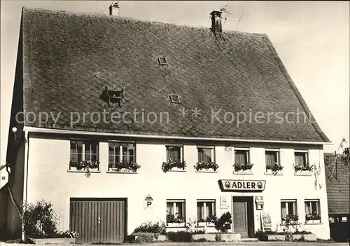 Feldstetten Gasthaus Adler Karl Kaelberer Kat. Laichingen