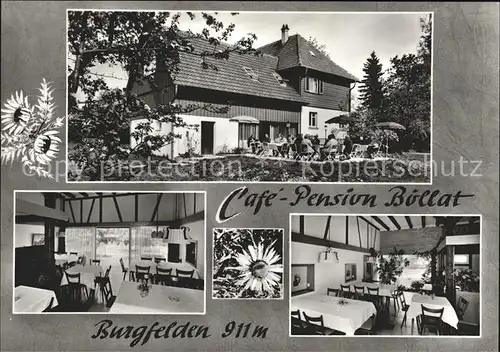 Burgfelden Cafe Pension Maier Kat. Albstadt