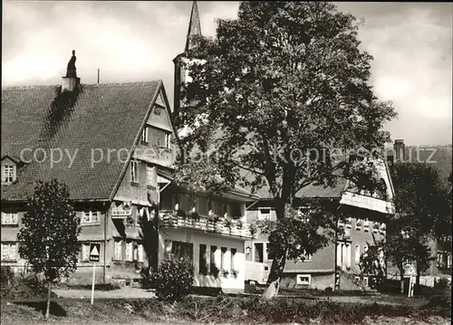 Rohrbach Furtwangen Gasthaus Pension zum Adler Kat. Furtwangen im Schwarzwald