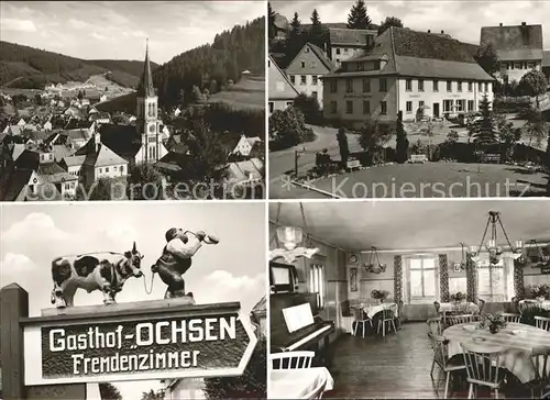 Voehrenbach Gasthaus Pension Ochsen Werner Ketterer Kat. Voehrenbach