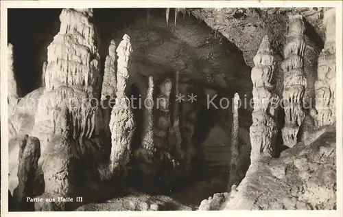 Genkingen Nebelhoehle Tropfsteinhoehle Halle III Kat. Sonnenbuehl