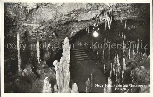 Genkingen Neue Nebelhoehle Halle II Tropfsteinhoehle Kat. Sonnenbuehl