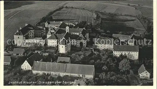 Saulgau Institut Kloster Siessen Fliegeraufnahme Straehle Bild Nr. 5369 Kat. Bad Saulgau