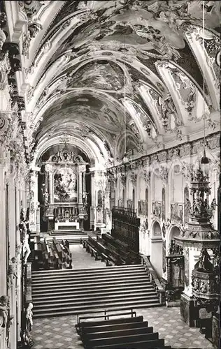 Freising Oberbayern Dom Altar Kanzel Fresken Kat. Freising