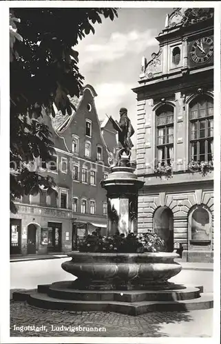 Ingolstadt Donau Ludwigsbrunnen Kat. Ingolstadt