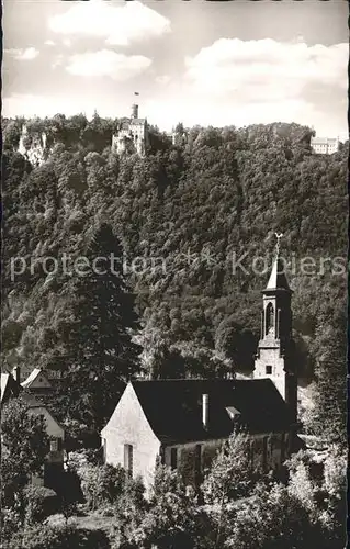 Honau Lichtenstein Kirche Schloss Kat. Lichtenstein