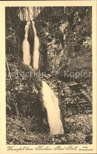 Bad Boll Wasserfall beim Kurhaus Kat. Boll