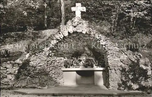 Deggingen Wallfahrtskirche Kapuzinerkloster Ave Maria Kreuz Kat. Deggingen