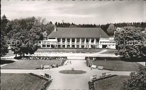 Bad Duerrheim Kurgarten mit Kurhaus Hoechstgelegenes Solbad Europas Kat. Bad Duerrheim